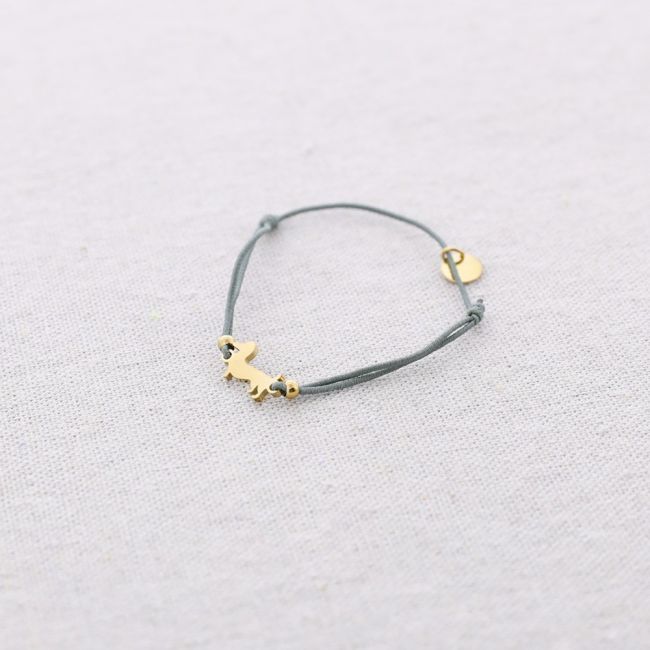 ELASTIC STEEL PUPPY BRACELET