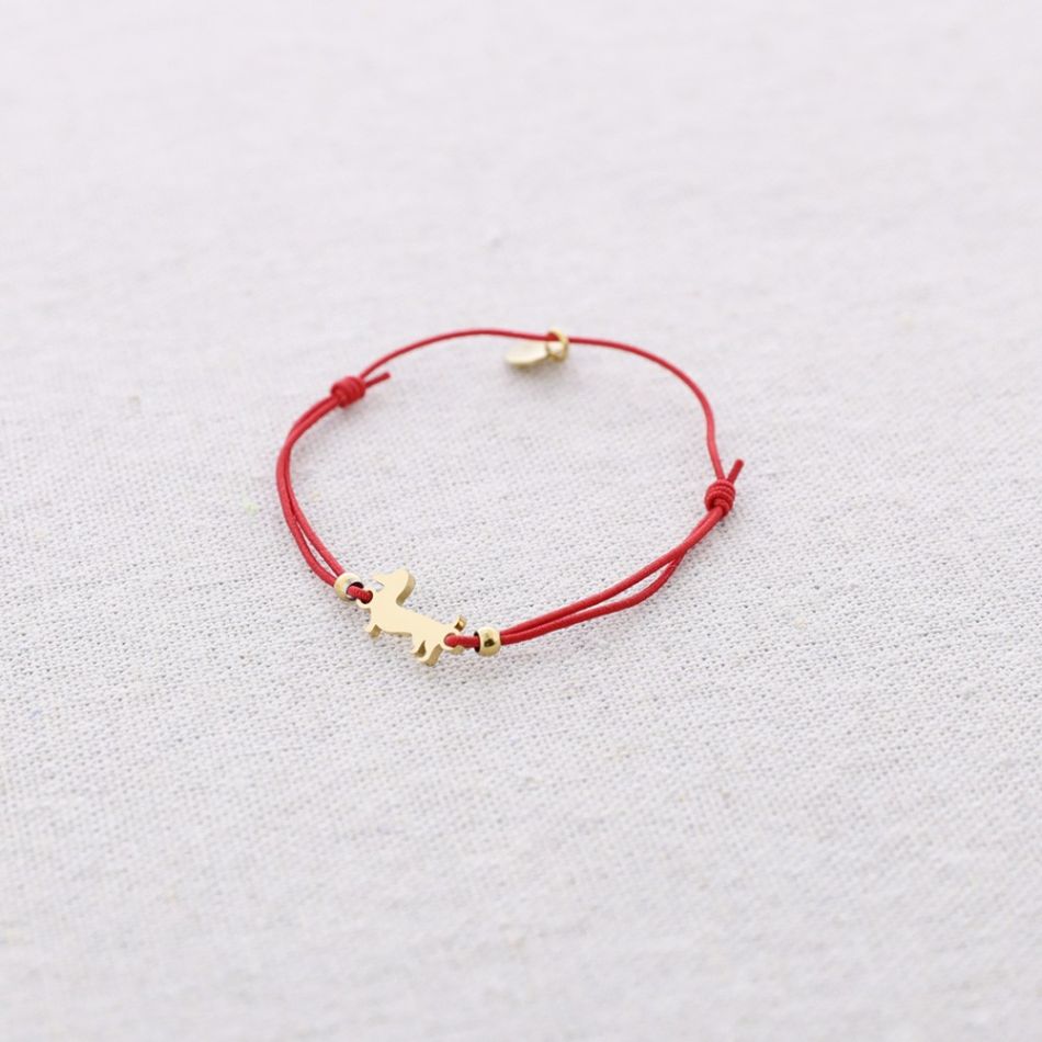 ELASTIC STEEL PUPPY BRACELET