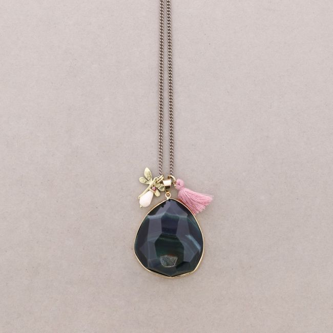 COLLAR LARGO COLG. PIEDRA