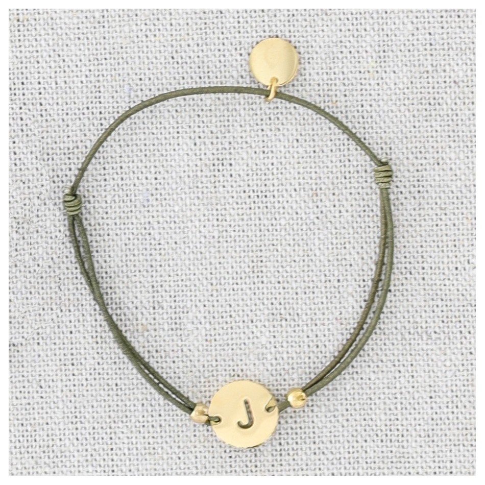 ELASTIC STEEL LETTER J BRACELET