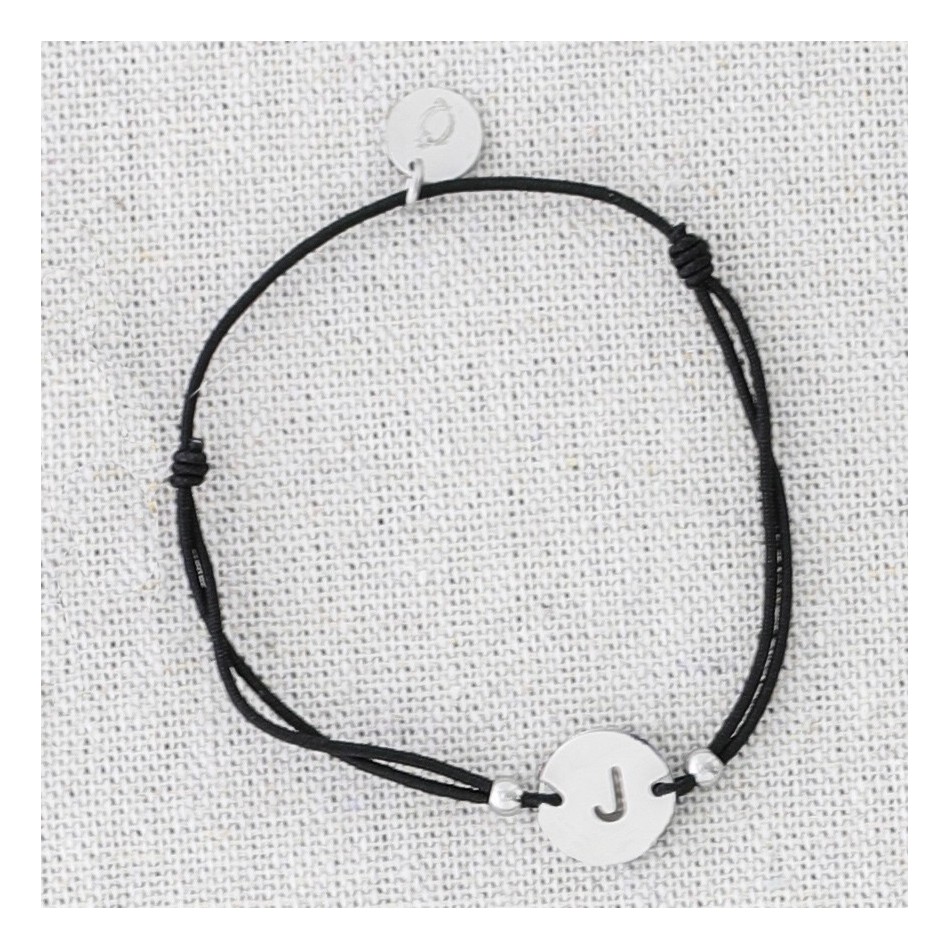 ELASTIC STEEL LETTER J BRACELET
