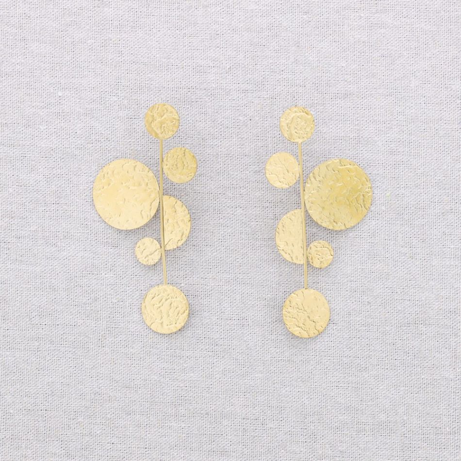 PENDIENTES ACERO FORMAS GEOMÉTRICAS