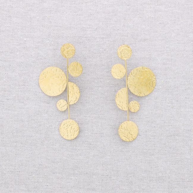 PENDIENTES ACERO FORMAS GEOMÉTRICAS