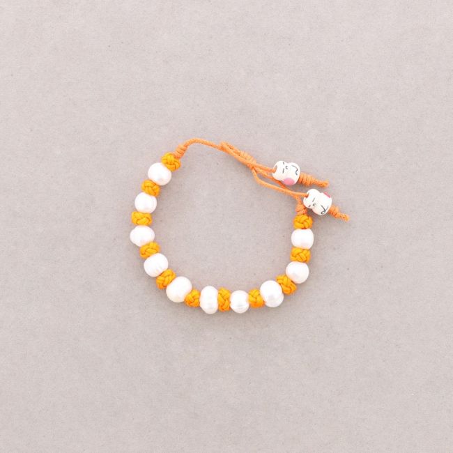 PULSERA NUDOS PERLAS CULTIVADAS