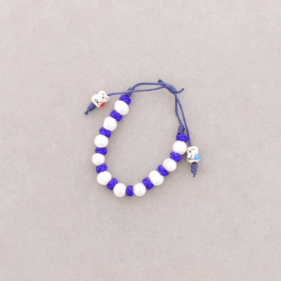 CULTURED PEARL KNOT BRACELET