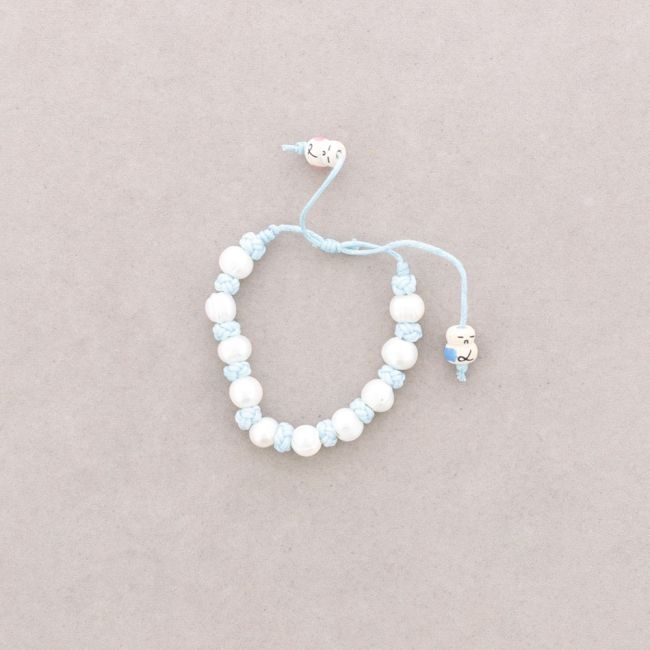 PULSERA NUDOS PERLAS CULTIVADAS