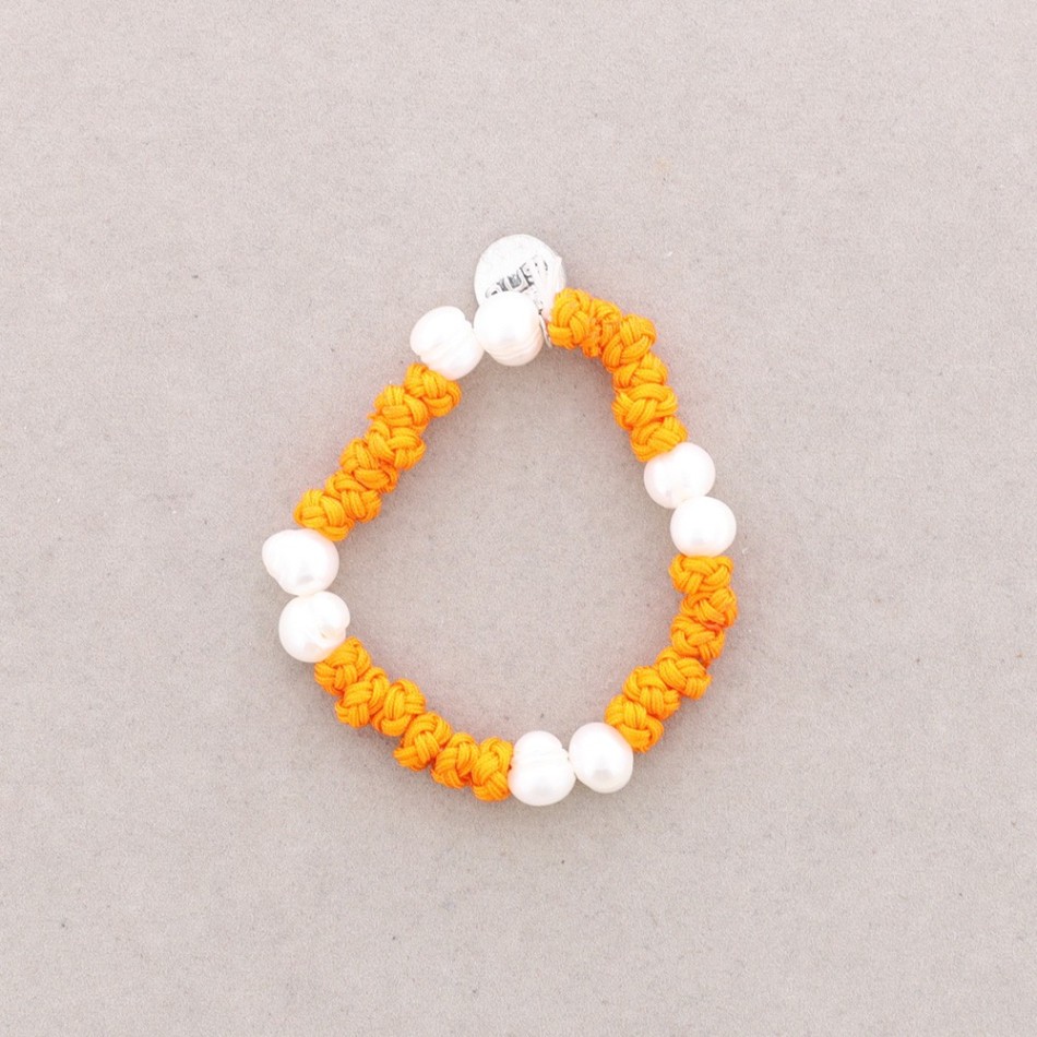 CULTURED PEARL KNOT BRACELET