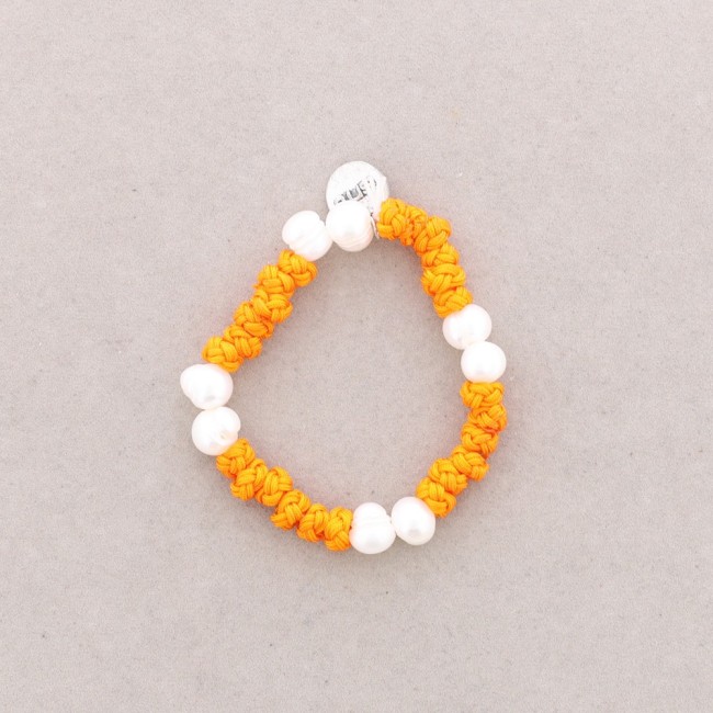 CULTURED PEARL KNOT BRACELET