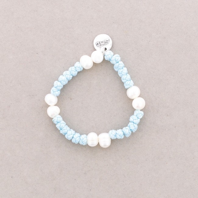 CULTURED PEARL KNOT BRACELET