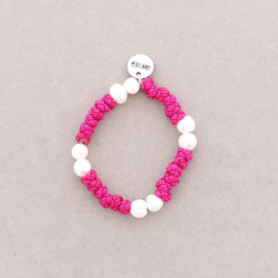 CULTURED PEARL KNOT BRACELET