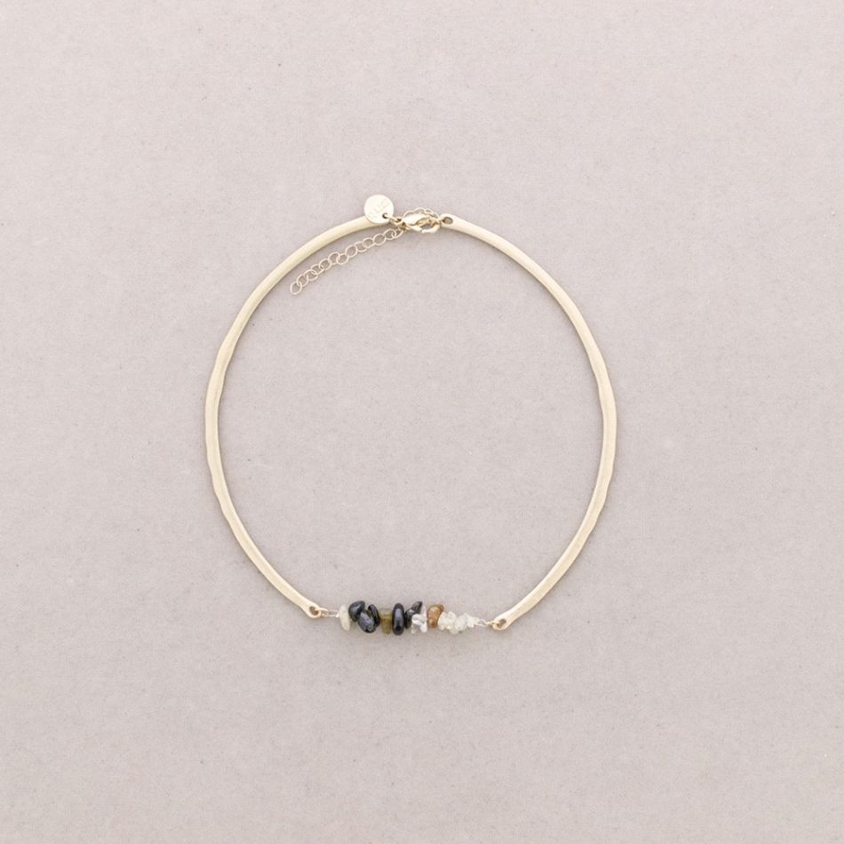 METAL STONES CHOKER