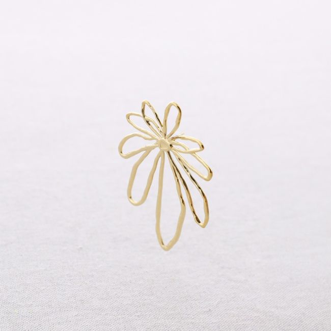 STEEL FLOWER EARRINGS