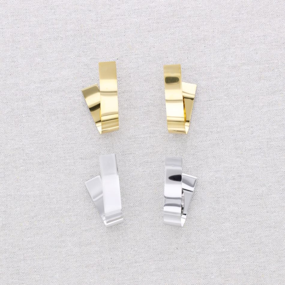 PENDIENTES ACERO FORMA RECTANGULAR