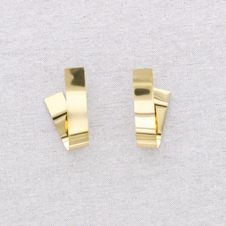 PENDIENTES ACERO FORMA RECTANGULAR 2