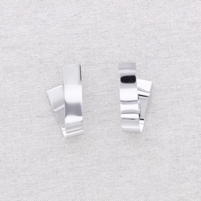 PENDIENTES ACERO FORMA RECTANGULAR