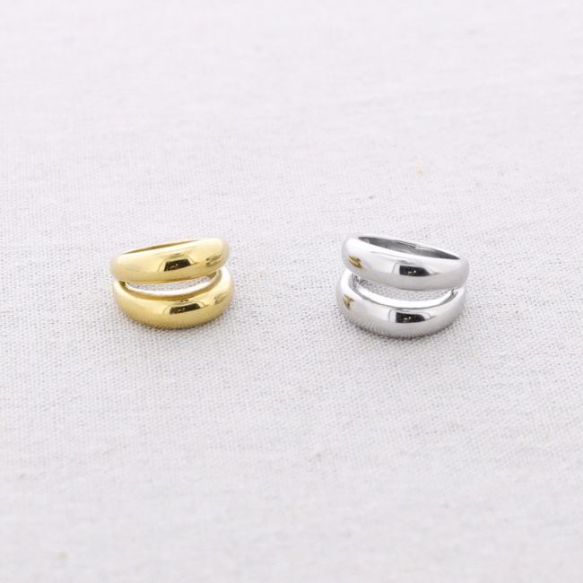 DOUBLE ROW STEEL RING