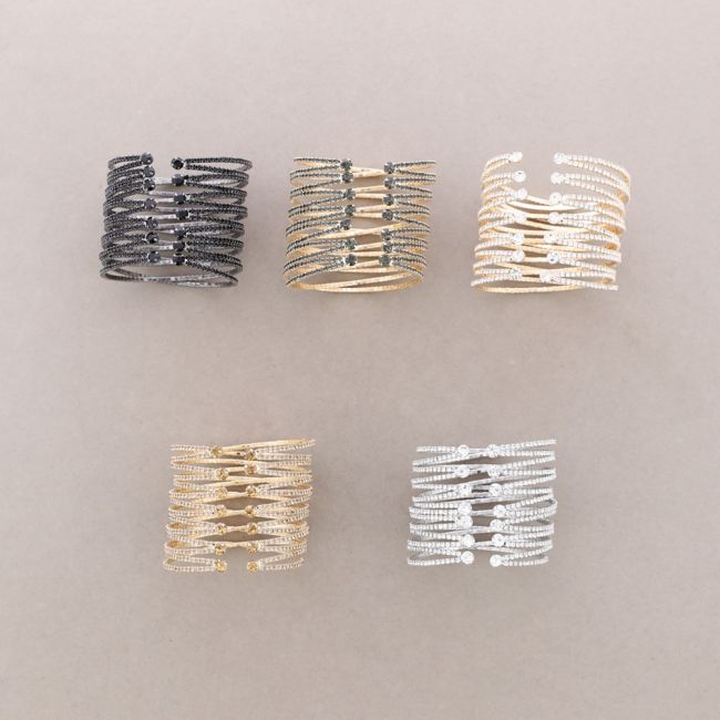 PULSERA METAL CRISTALES