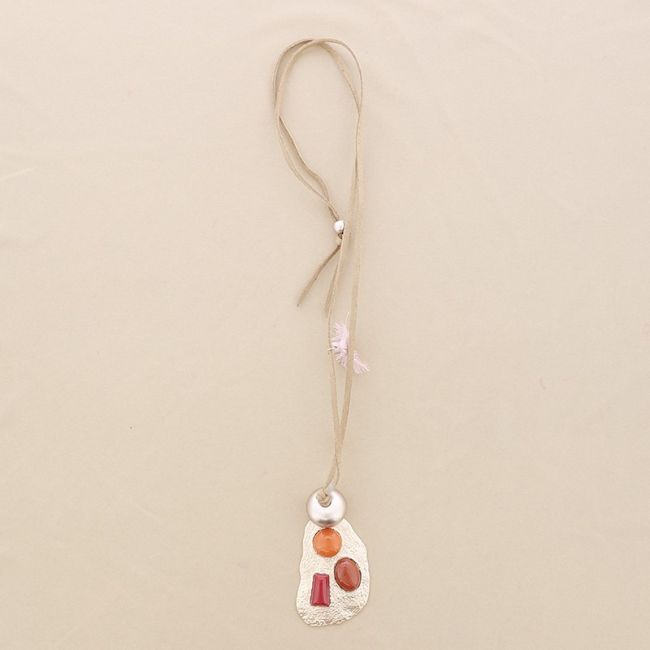COLLAR LARGO ANTELINA COLGANTE METAL