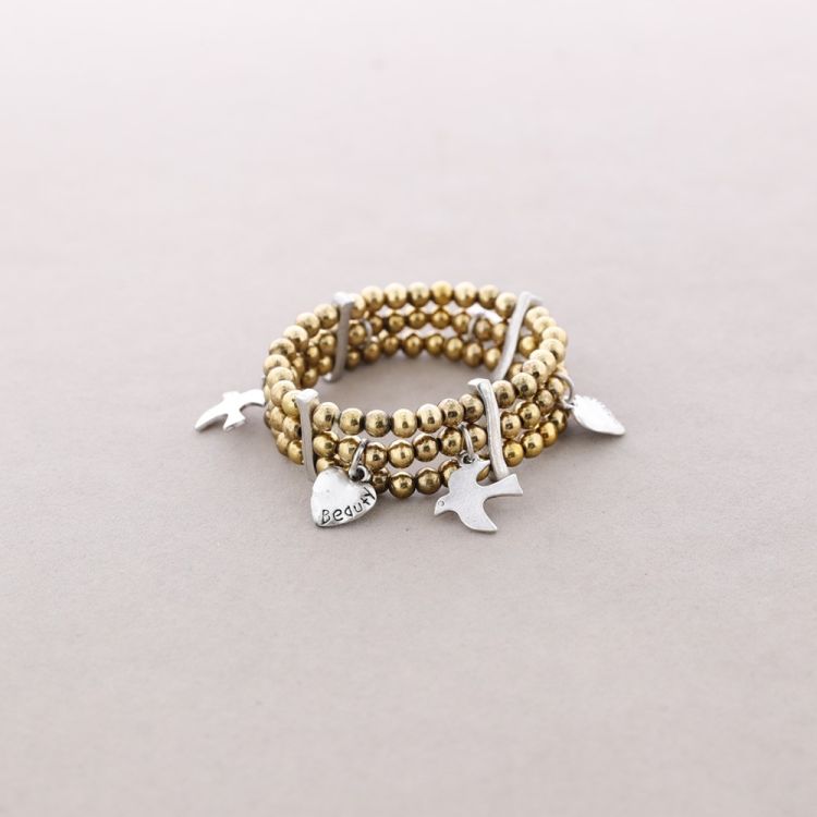 METAL BEADS BRACELET