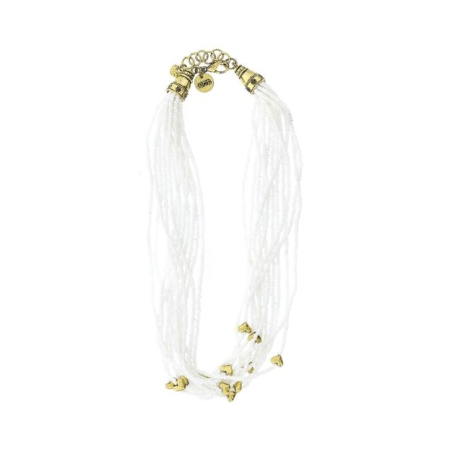 METAL BEADS SHORT NECKLACE