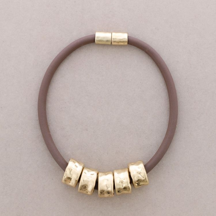 GARGANTILLA GOMA AROS METAL
