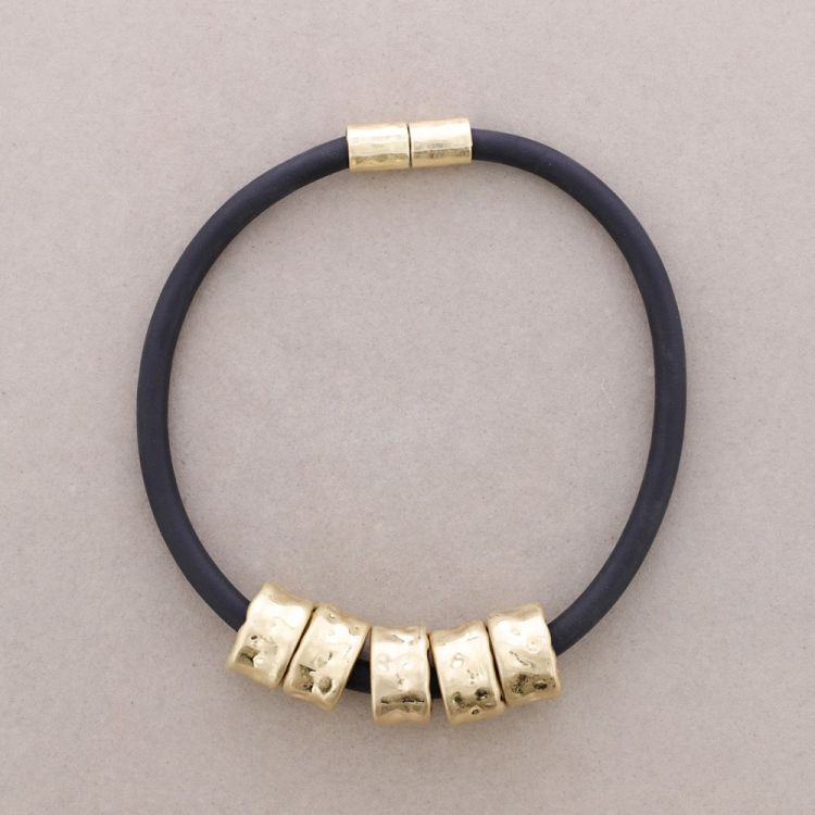 GARGANTILLA GOMA AROS METAL