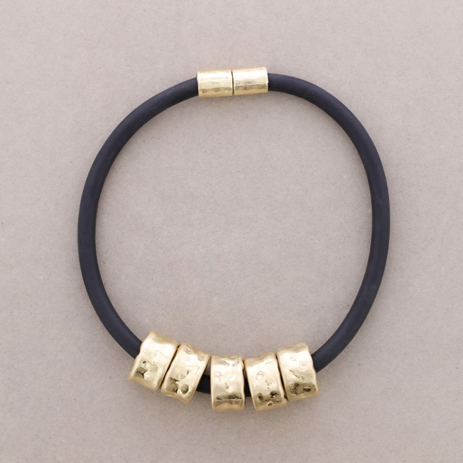 GARGANTILLA GOMA AROS METAL