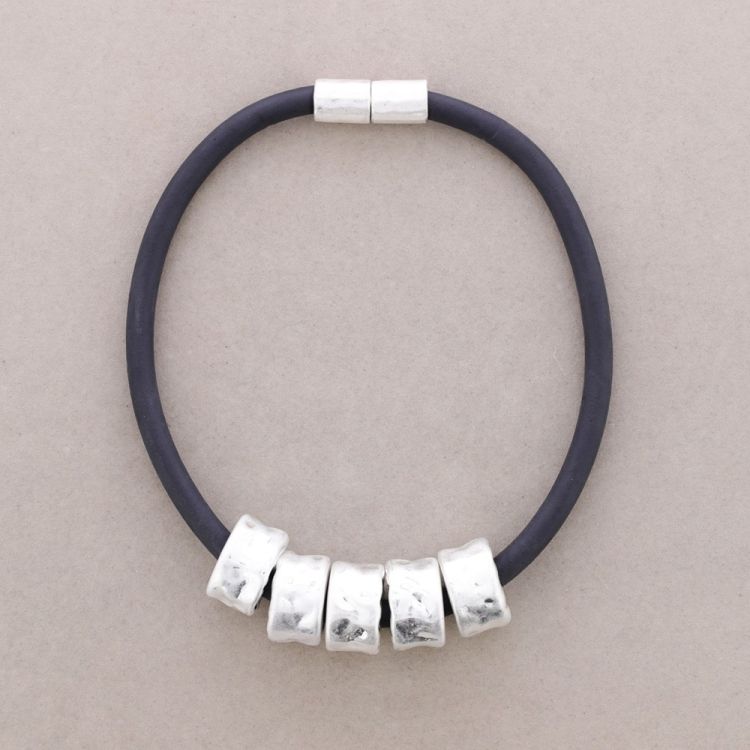 GARGANTILLA GOMA AROS METAL