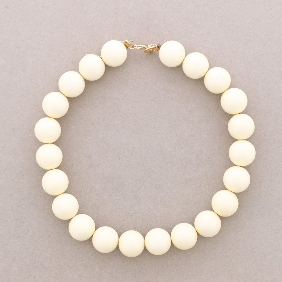 RESIN BALL BEADS NECKLACE