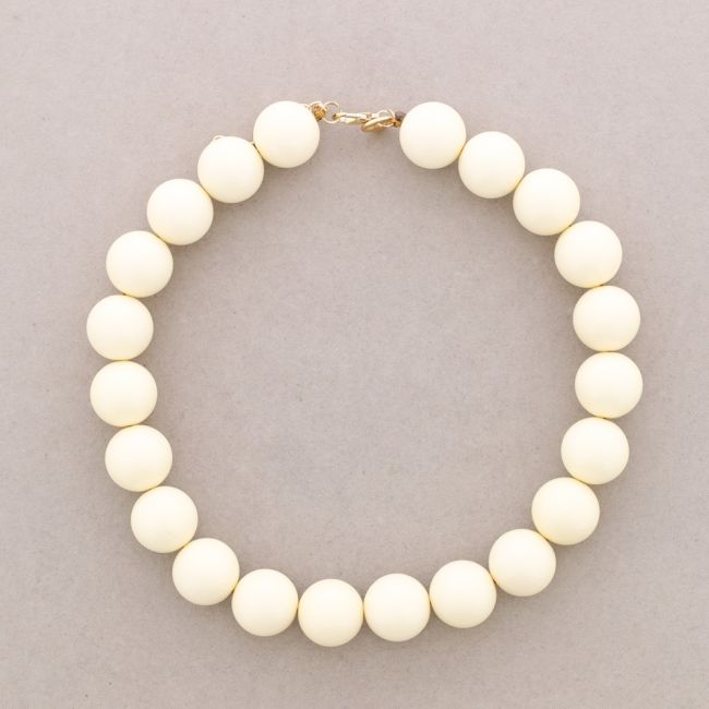 RESIN BALL BEADS NECKLACE