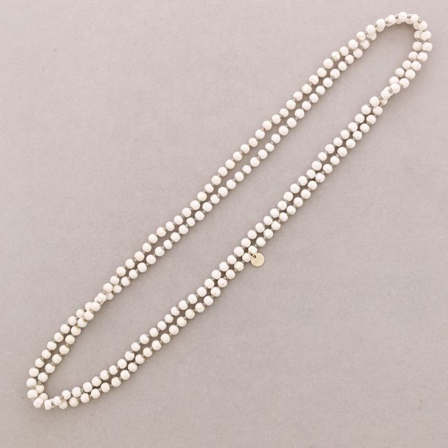 LONG KNOT BEADS NECKLACE 1.5M*6MM