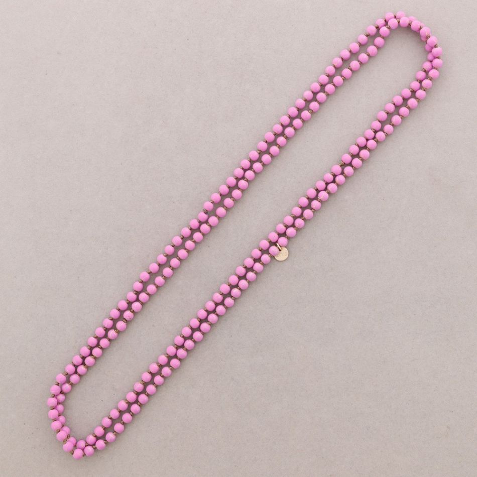 LONG KNOT BEADS NECKLACE 1.5M*6MM