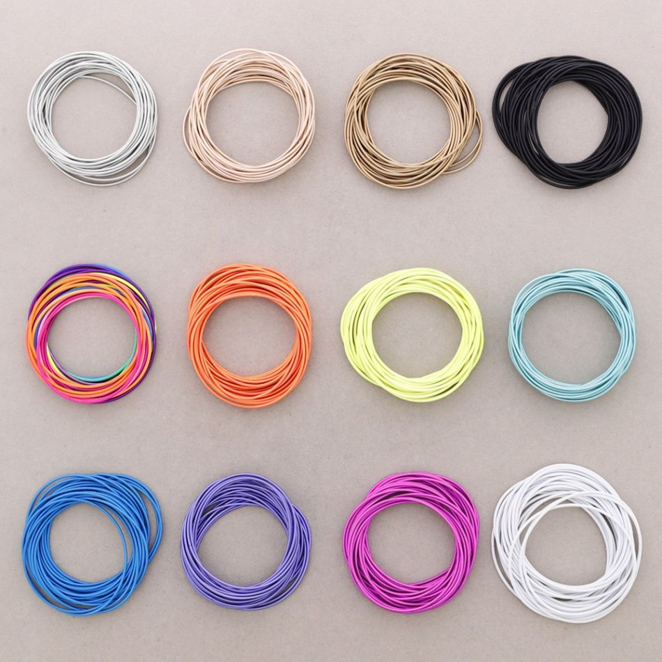 1.7MM WIRE BRACELET SET 24 PIECES