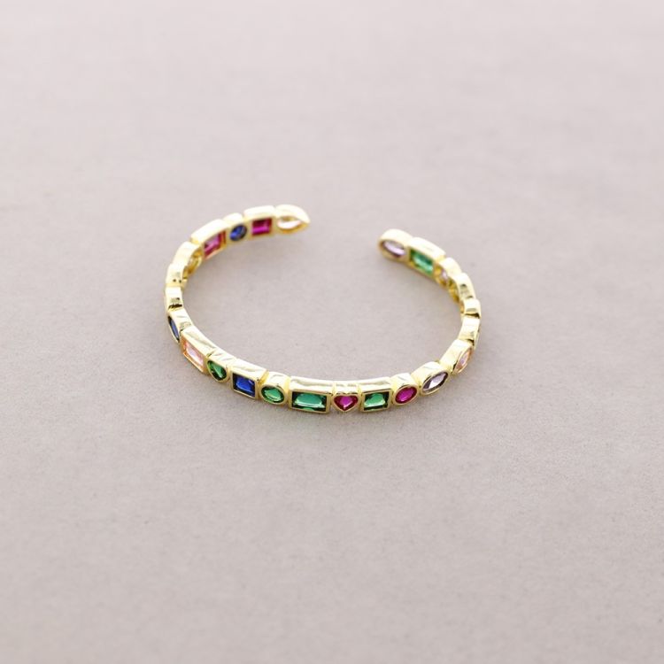 PULSERA BRONCE AJUSTABLE CIRCONITAS