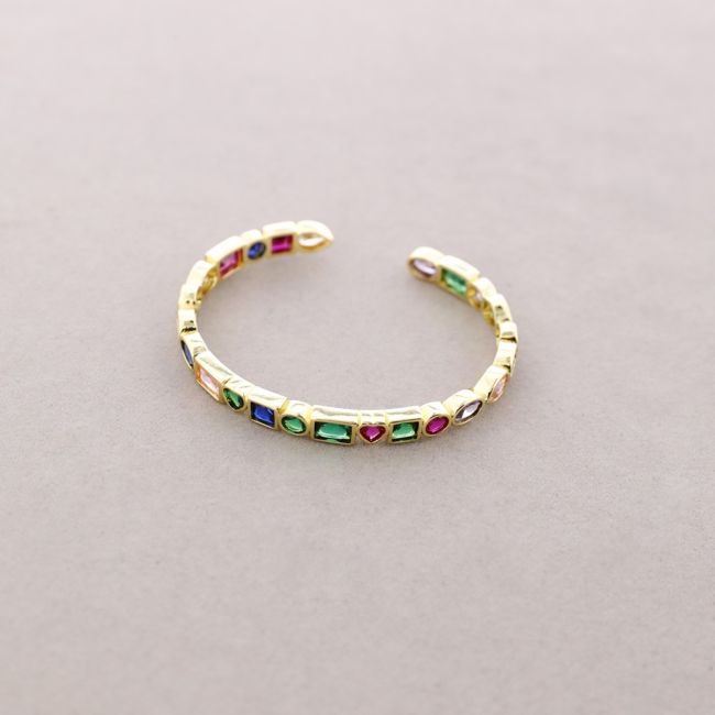 PULSERA BRONCE AJUSTABLE CIRCONITAS