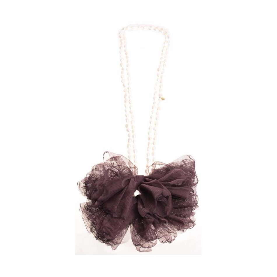 COLLAR LARGO/GARGANTILLA CINTURÓN FLOR PERLAS CULTIVADAS XL