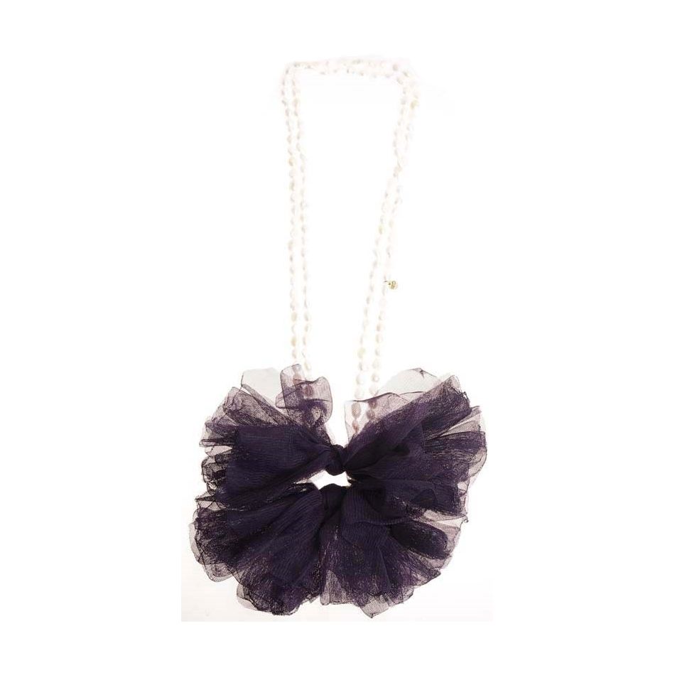 COLLAR LARGO/GARGANTILLA CINTURÓN FLOR PERLAS CULTIVADAS XL