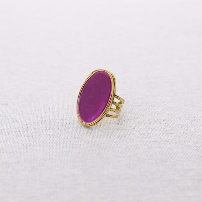 ANILLO ACERO PIEDRA