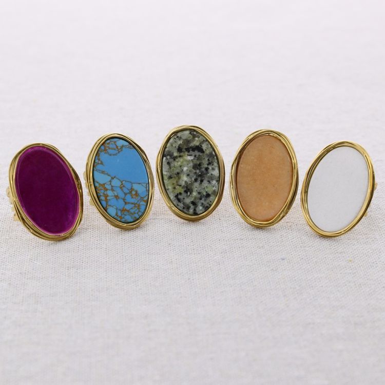 ANILLO ACERO PIEDRA 2