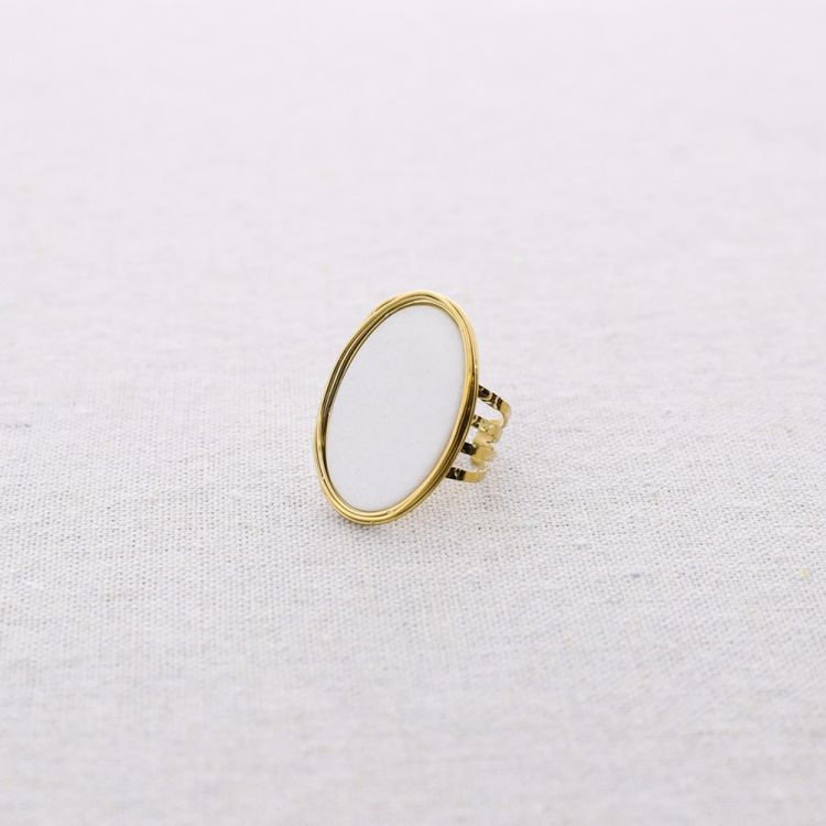 ANILLO ACERO PIEDRA