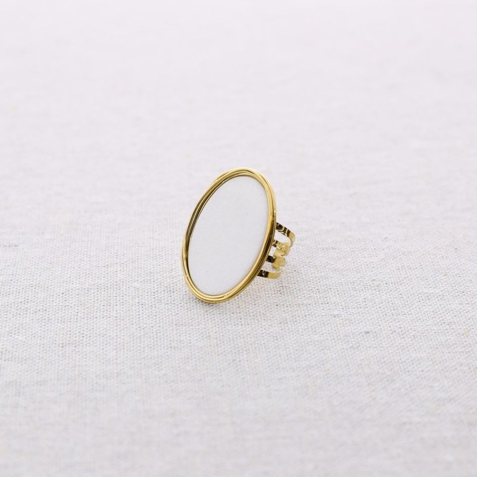ANILLO ACERO PIEDRA