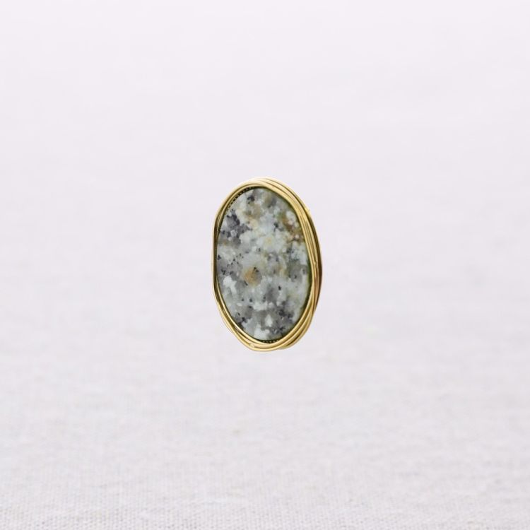 PENDIENTES ACERO PIEDRA