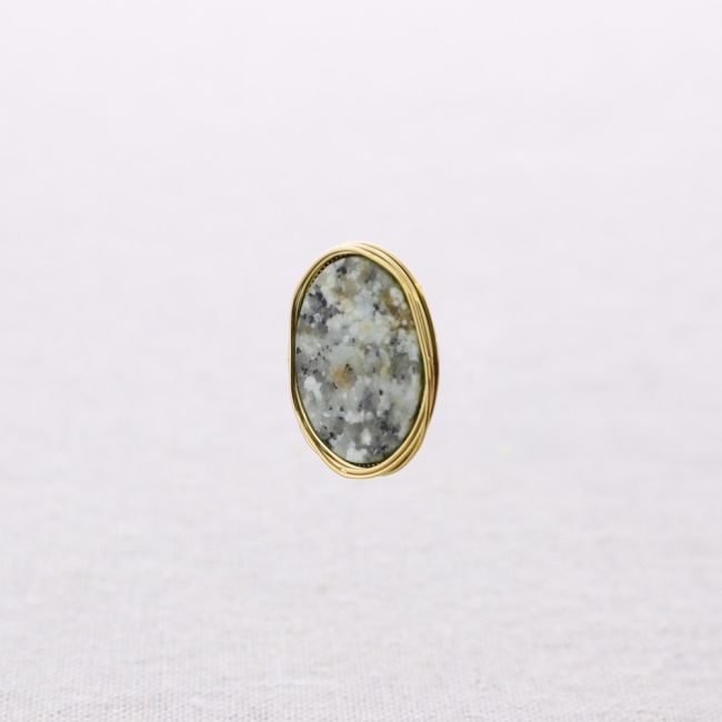 PENDIENTES ACERO PIEDRA
