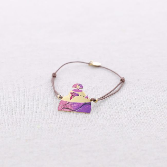ELASTIC BRACELET MENINA STEEL DRAWING