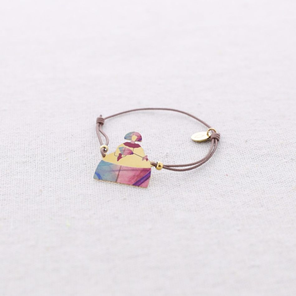PULSERA ELÁSTICA MENINA ACERO DIBUJO