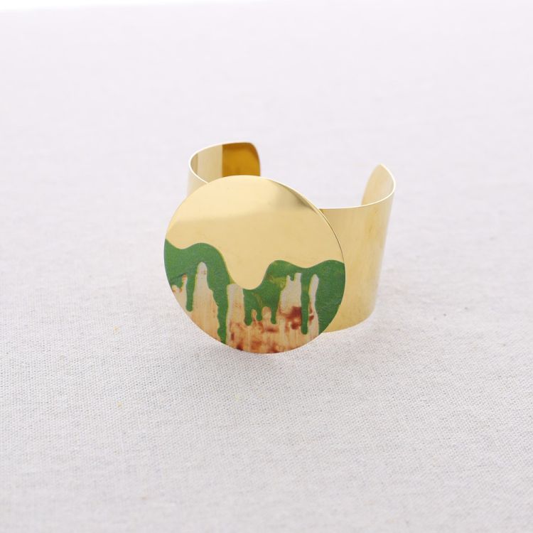 PULSERA ACERO AJUSTABLE MEDALLA DIBUJO 2