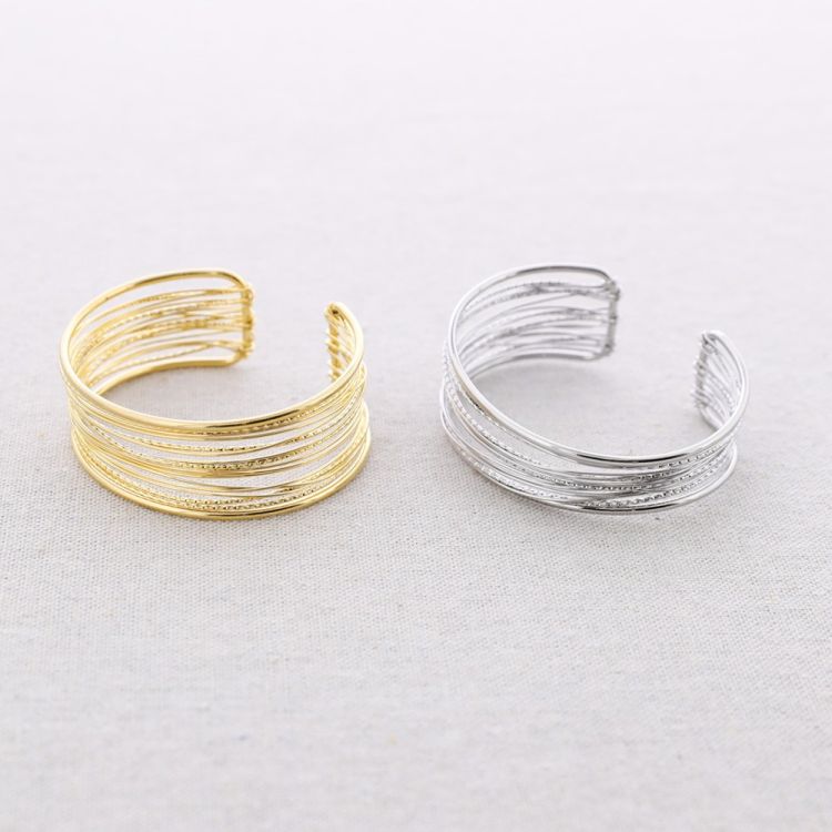 PULSERA ACERO AJUSTABLE TIRAS 2