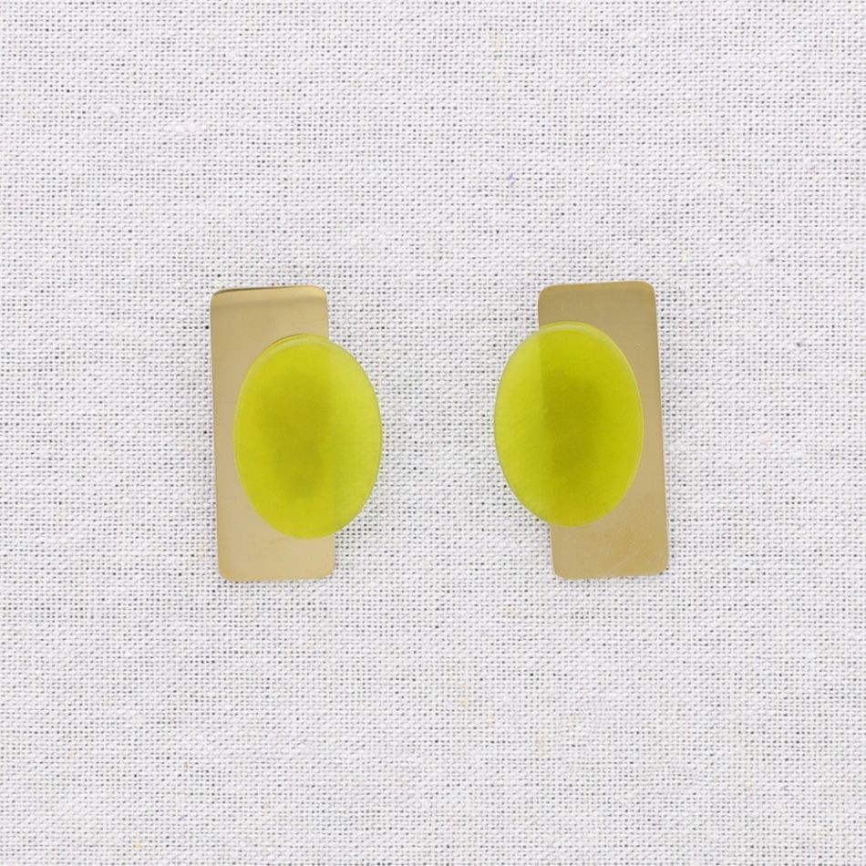 GEOMETRIC SHAPE STEEL EARRINGS