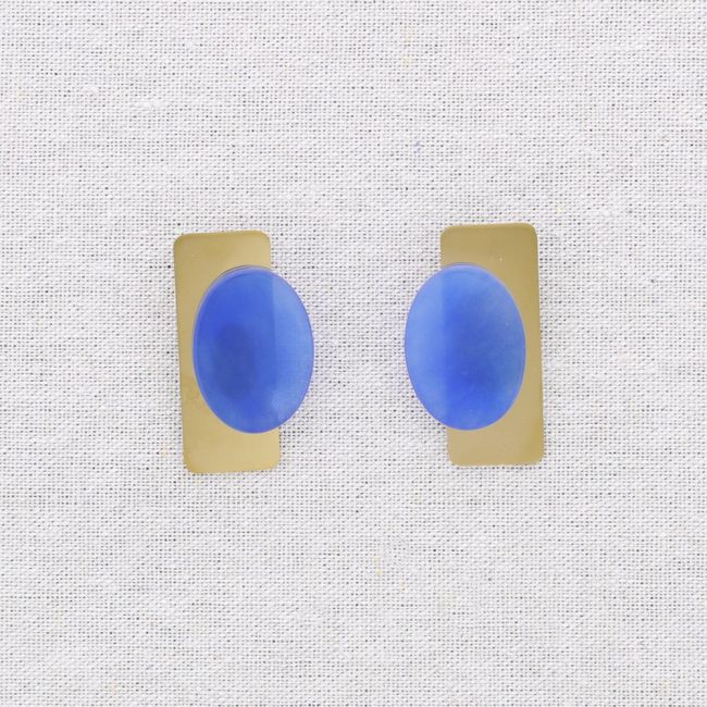 GEOMETRIC SHAPE STEEL EARRINGS