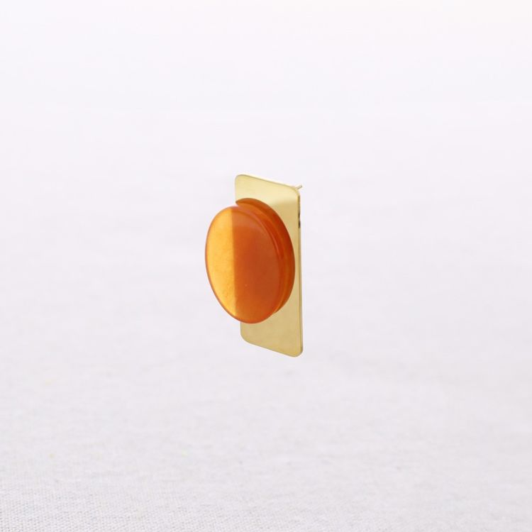 GEOMETRIC SHAPE STEEL EARRINGS